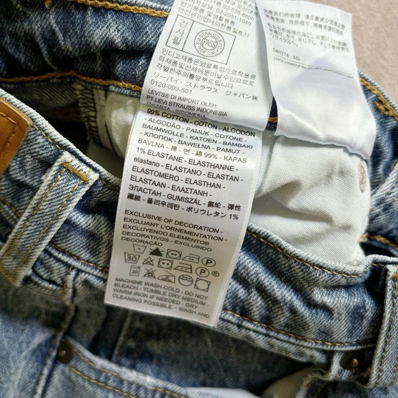 Levi’s 70s High Flare Jeans Premium Denim Size 26 - Picture 8 of 9